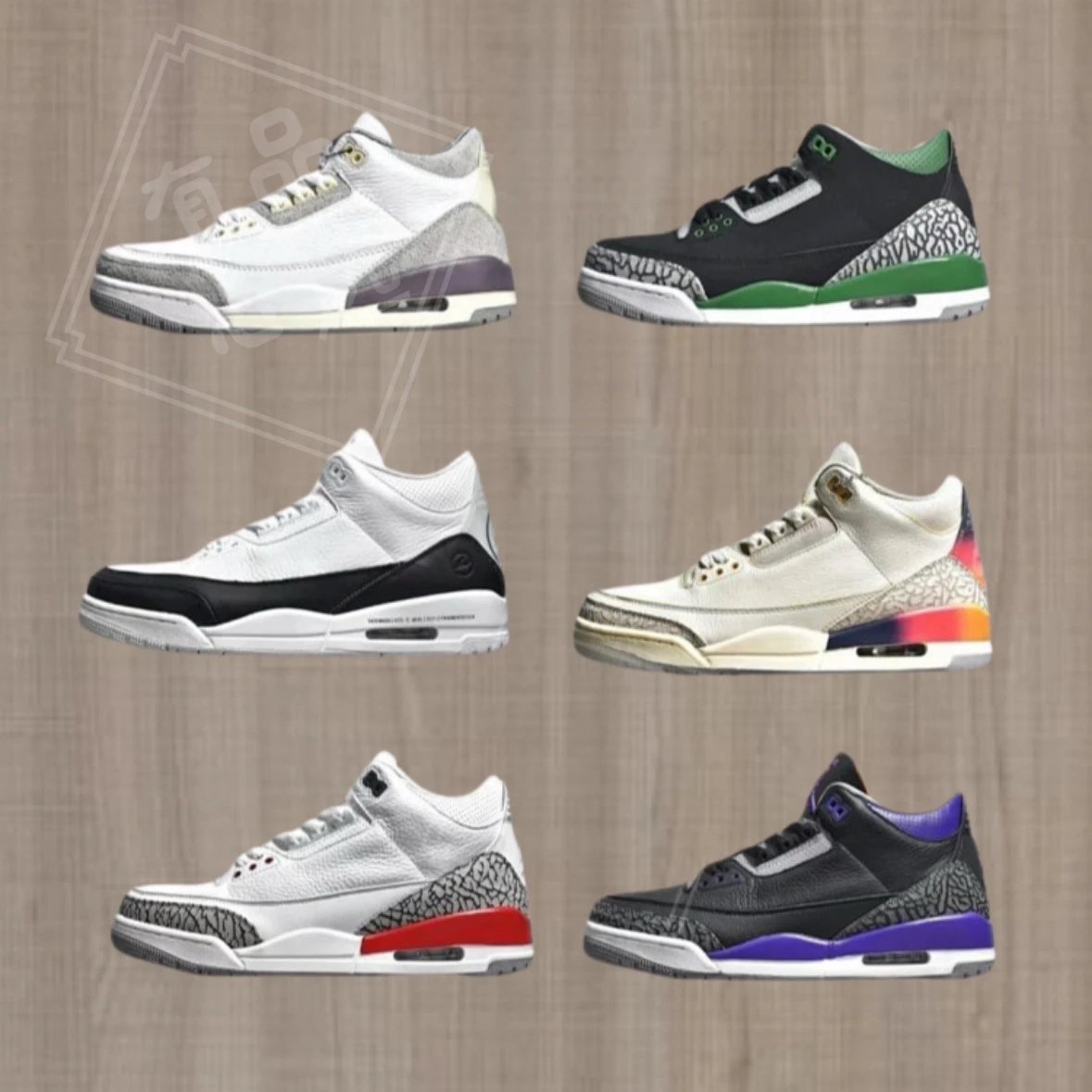 Air Jordan 3 Fragment Basketball Shoes For Men Women