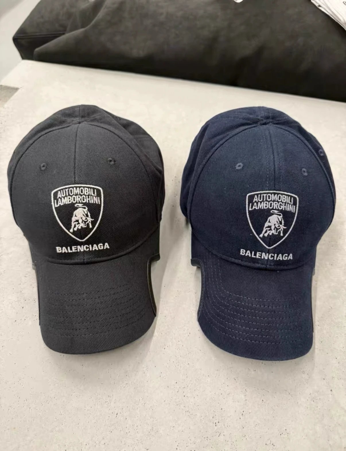 [In Stock] 25fw Paris 25fw Lamborghini Co branded Duck Tongue Hat
