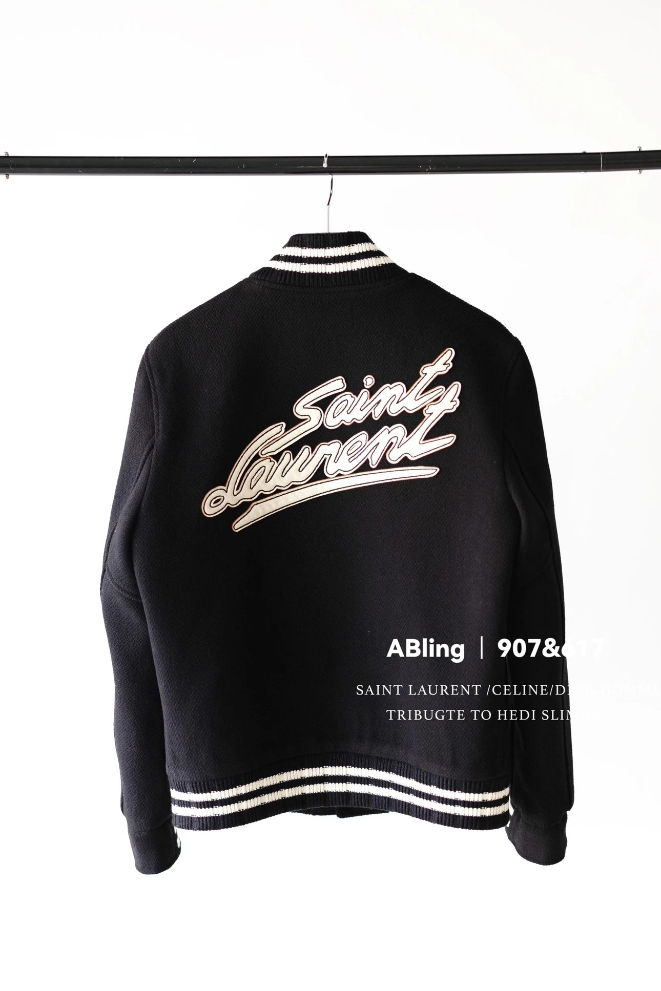ABling Signature Letter Embroidered Baseball Jacket SLP Style