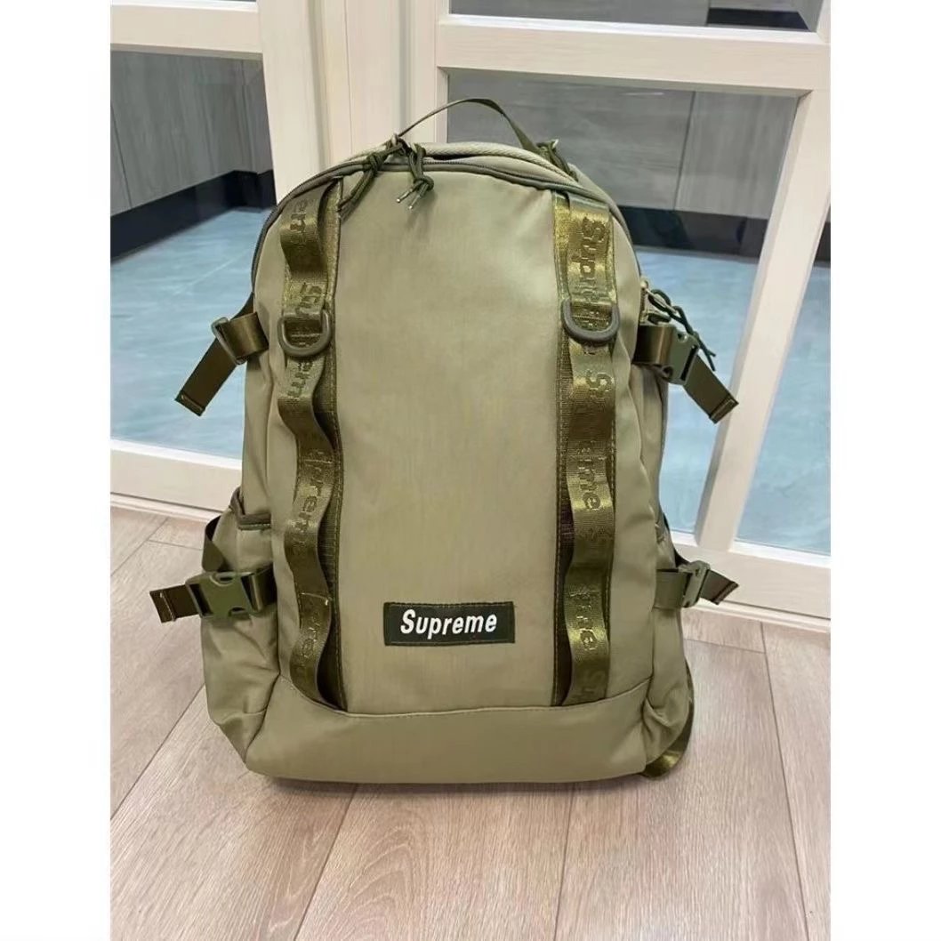 20SS双肩包户外休闲男女学生大容量书包20FW豹纹旅行双肩背包 4