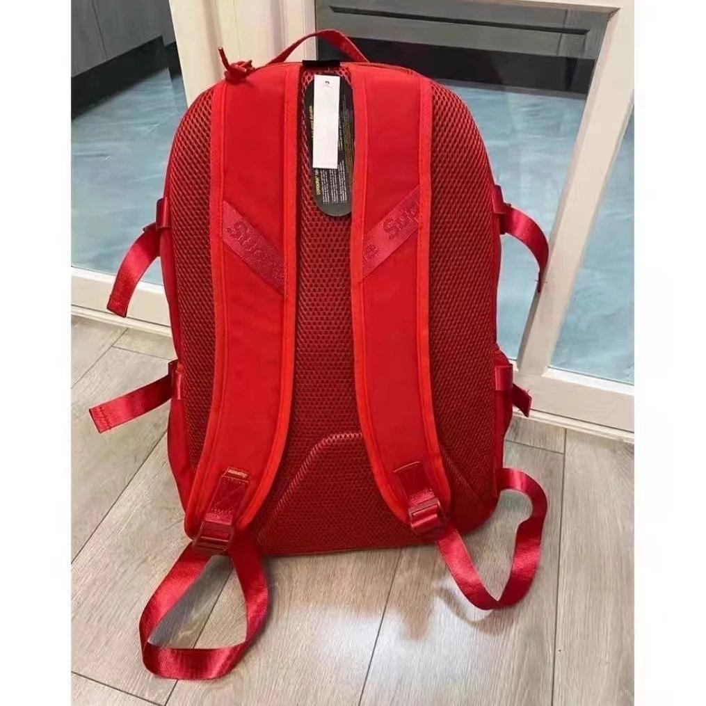 20SS双肩包户外休闲男女学生大容量书包20FW豹纹旅行双肩背包 8