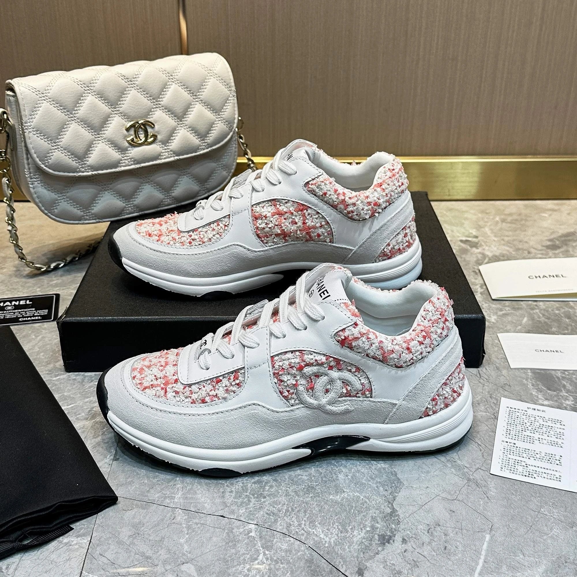 Chanel Sneakers Mesh platform — As shown in Figure 31