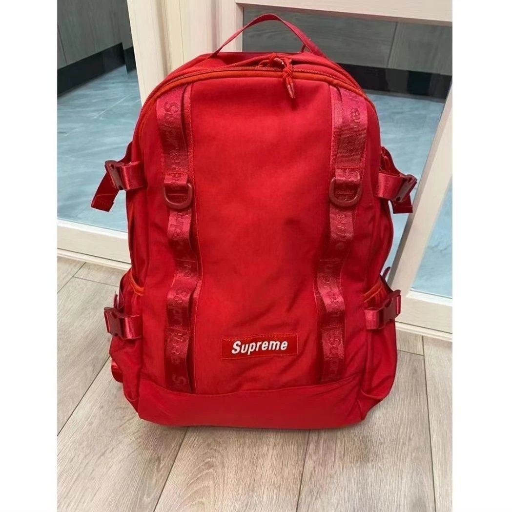 20SS双肩包户外休闲男女学生大容量书包20FW豹纹旅行双肩背包 3