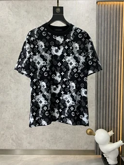 thumbnail for l Loose short-sleeved T-shirt with letter logo