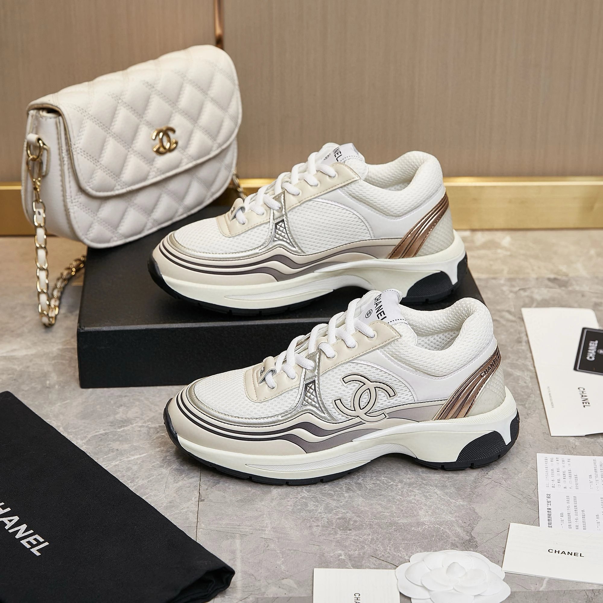 Chanel Sneakers Mesh platform — As shown in Figure 3