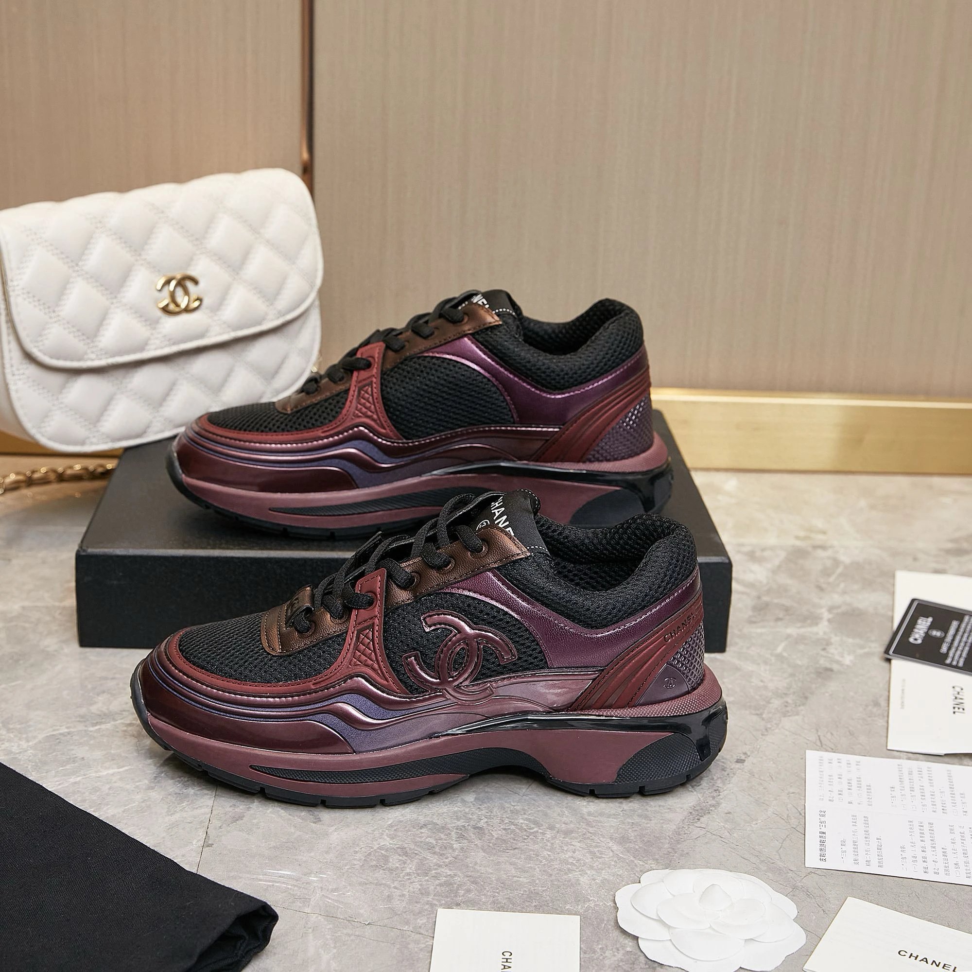 Chanel Sneakers Mesh platform — As shown in Figure 6