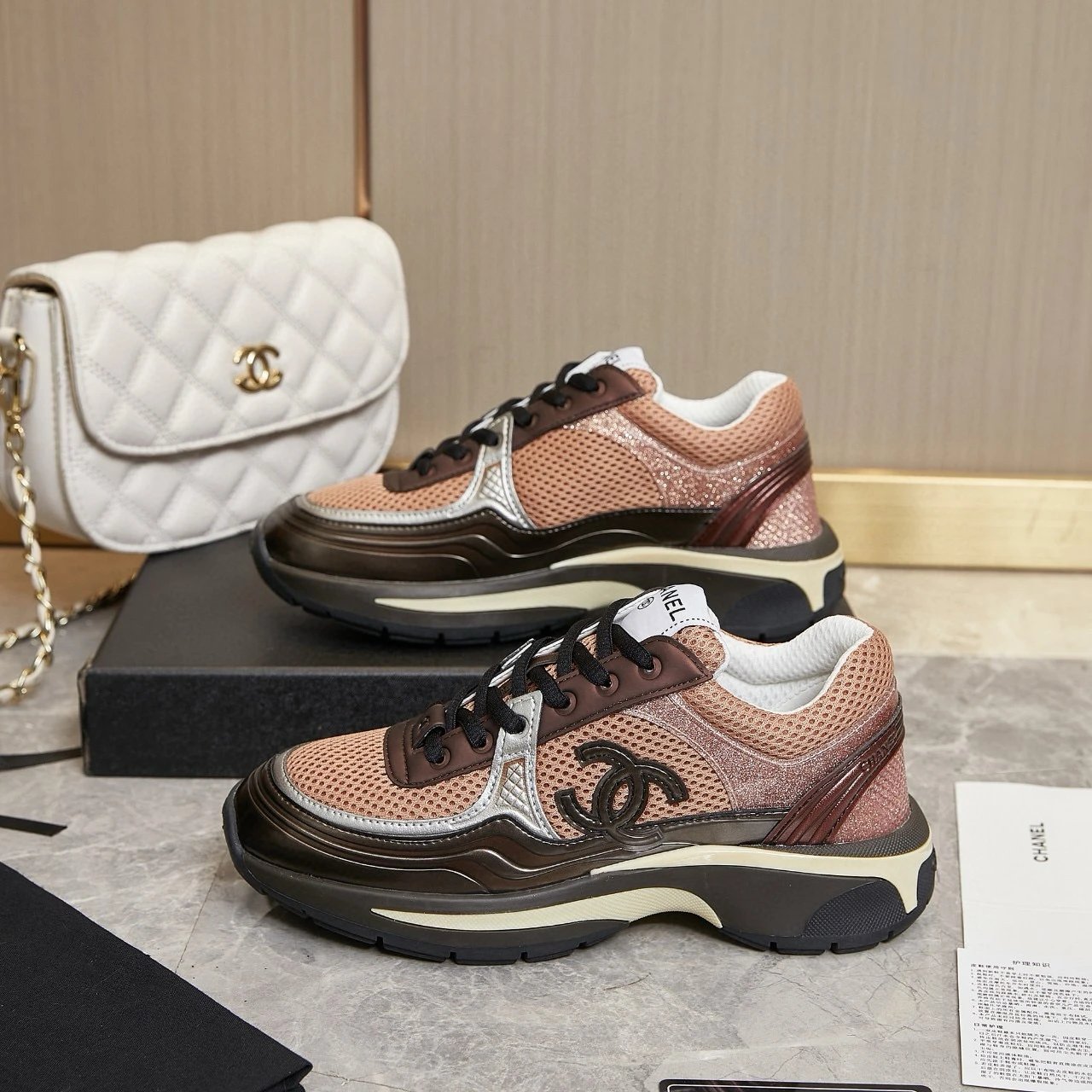 Chanel Sneakers Mesh platform — As shown in Figure 1