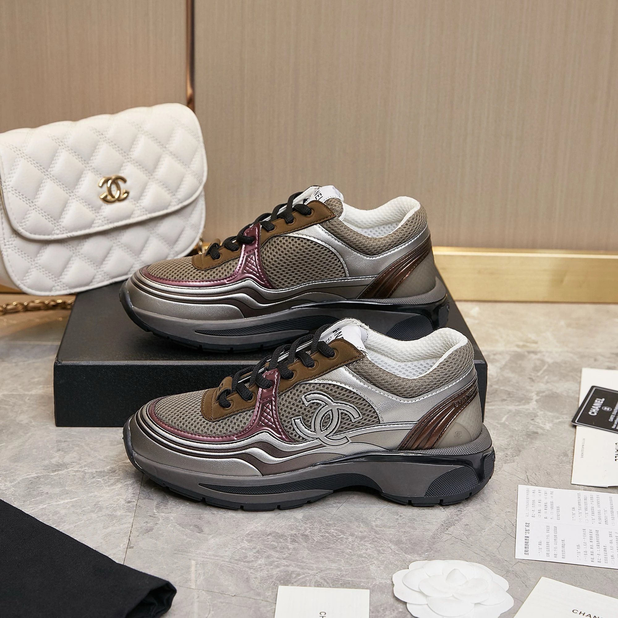 Chanel Sneakers Mesh platform — As shown in Figure 5
