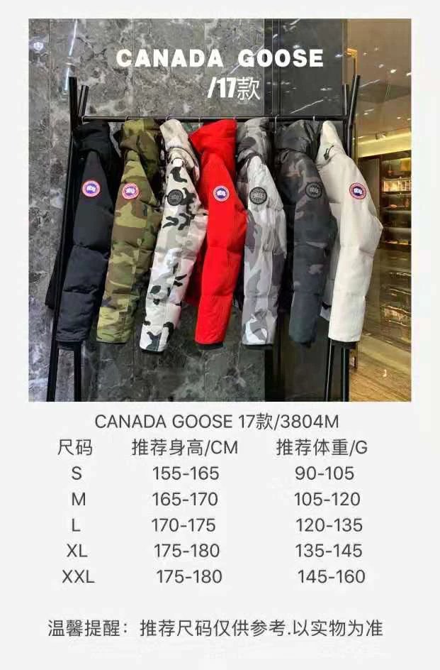 品质 Canad Goose 内纯鸭绒防水工艺布料大牌YKK双拉链头 8