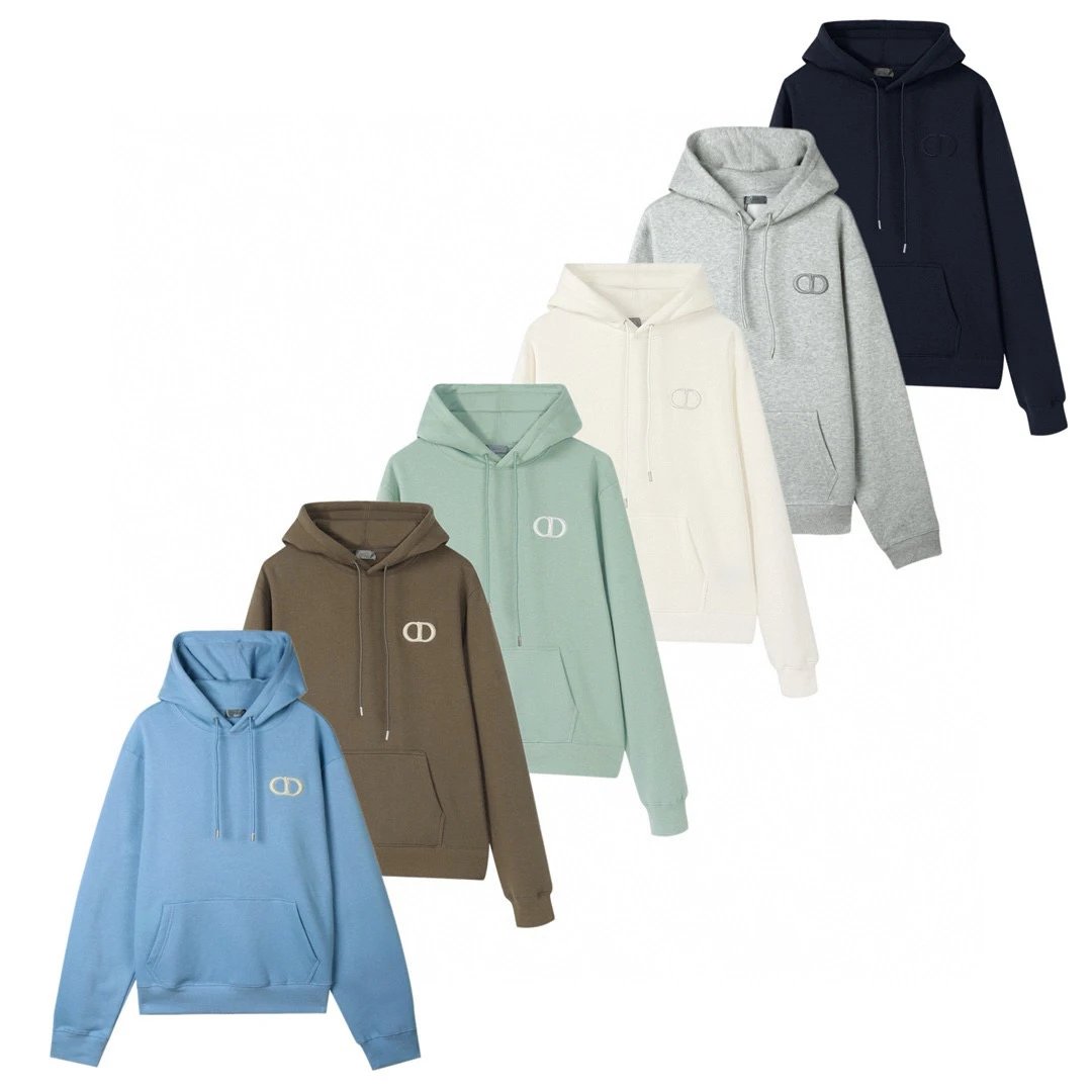 D 刺绣logo 连帽卫衣 圆领卫衣 2