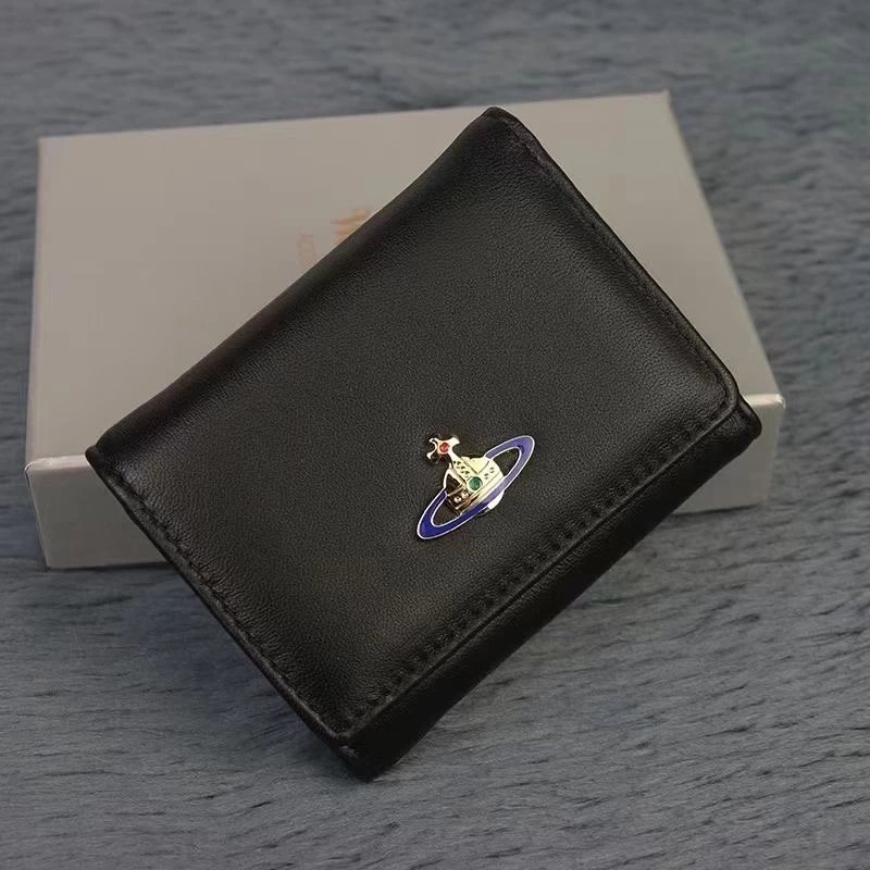 Short Style Smooth Leather Black
