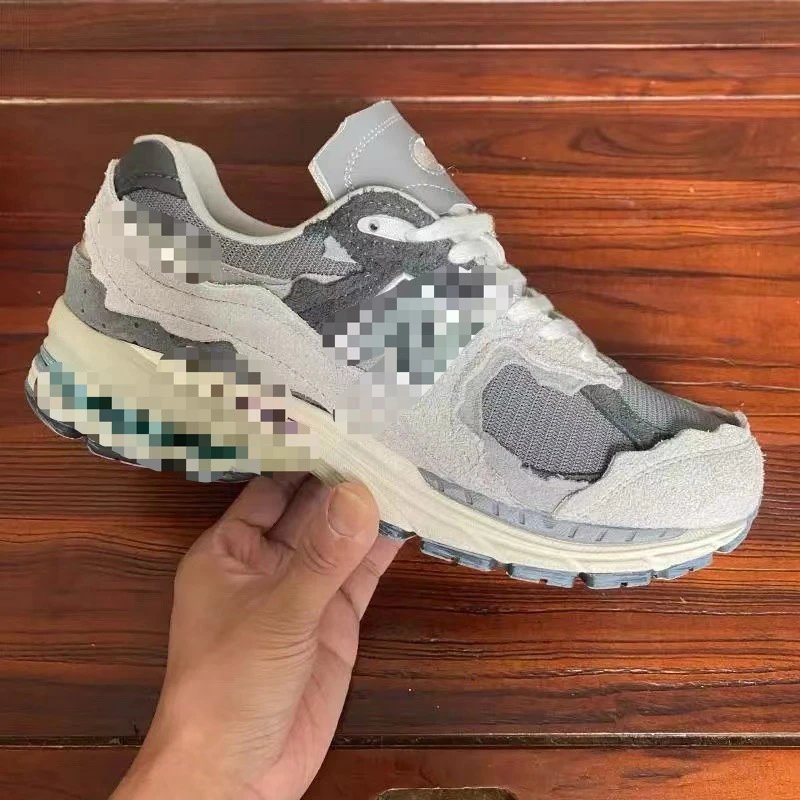 NB2002R Cloud and Rain Gray Original shoes 1:1 development This correct six-layer combination of outsole different market one-piece paint!
