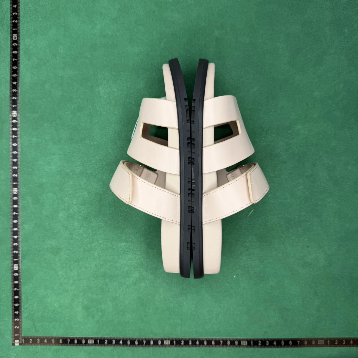 White Leather Caged Strappy Sandal
