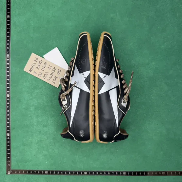 Maison Margiela Tabi Star Sequin Black Sneakers - 6