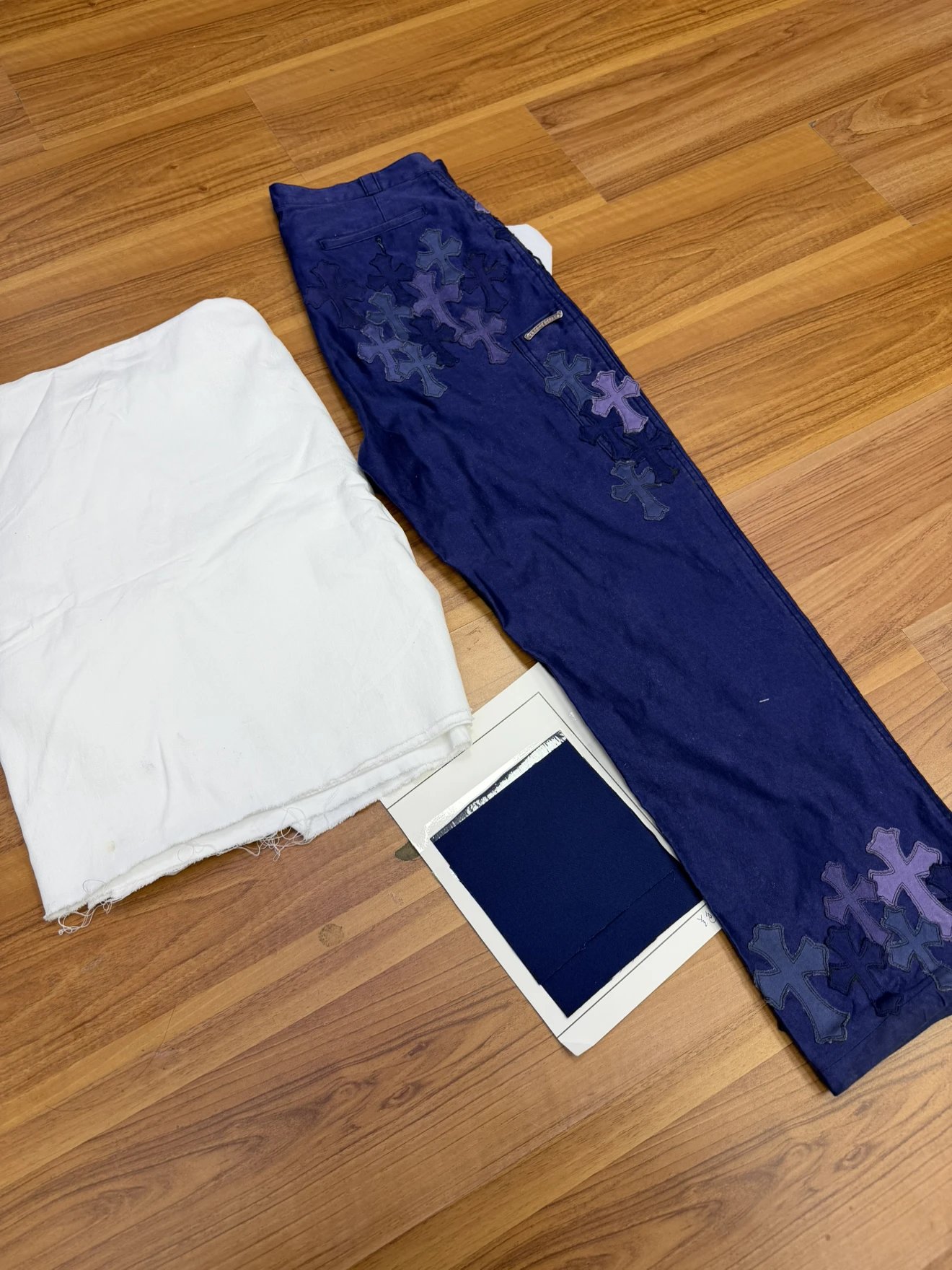 Chrome hearts Jeans Cross Patch Jeans