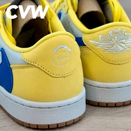 thumbnail for CVW self-customized AJ1 barb low top 7.0 [click to collect and push at the sales meeting] Canary Low