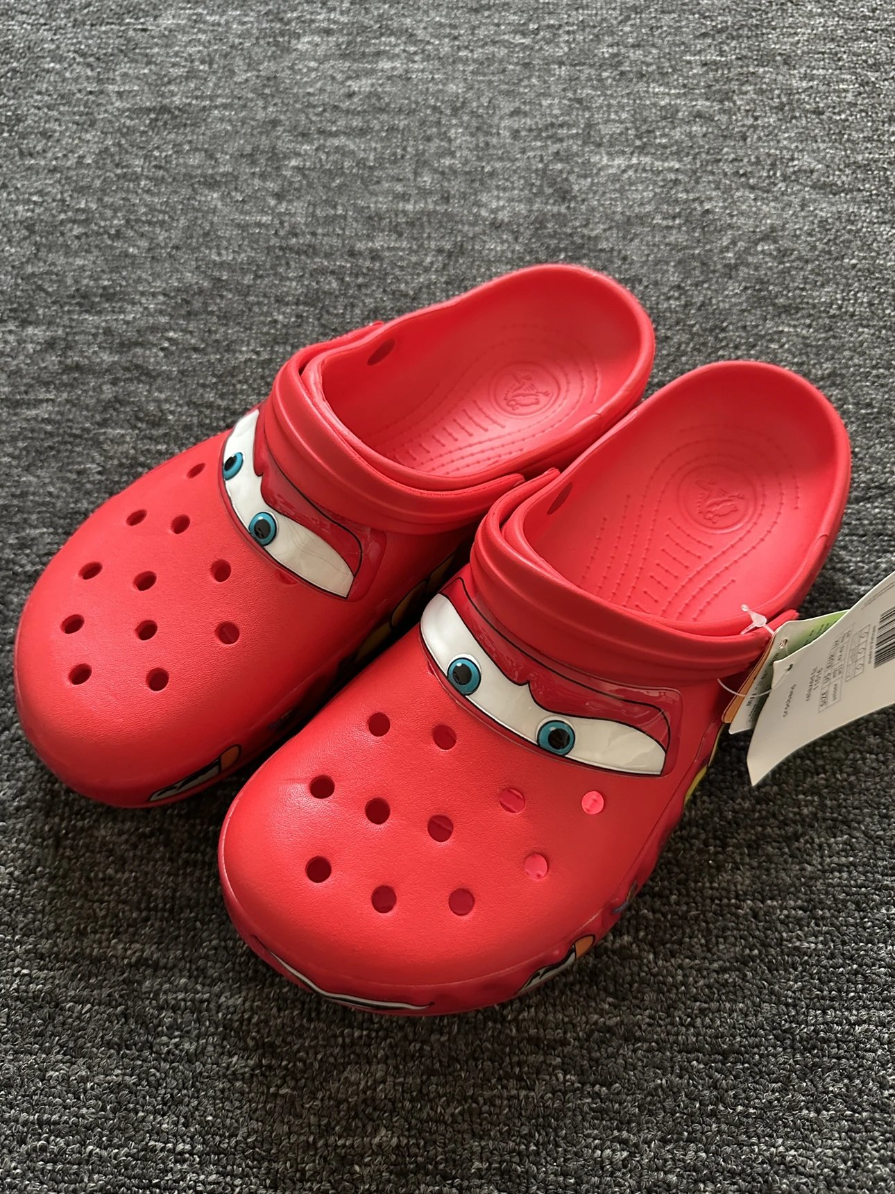 Crocs Lightning McQueen Clog Red Kids Sandals