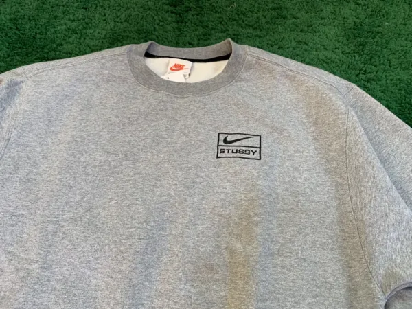 Nike Sportswear Crewneck Sweatshirt Gray Hoodie - 42