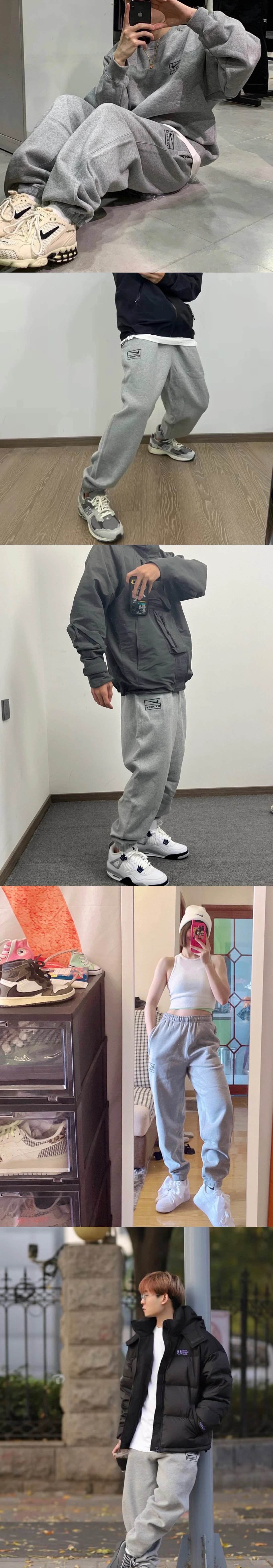 Stussy x Nike Sweatpants Gray Sweatpants product detail 73 in Litbuy spreadsheet finds