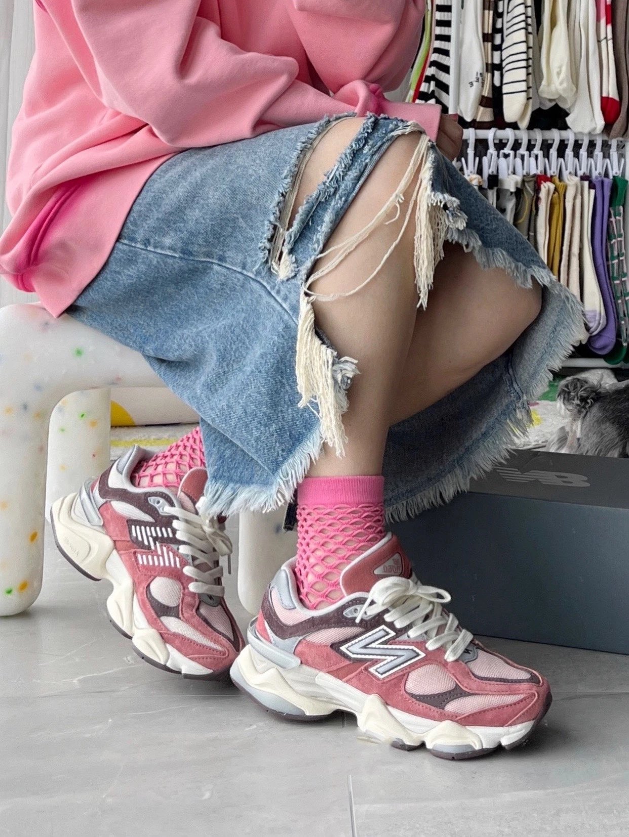 【莞产纯原】新百伦New Balance NB9060 NB联名款 复古运动鞋 情侣款  男女同款 新百伦休闲运动鞋