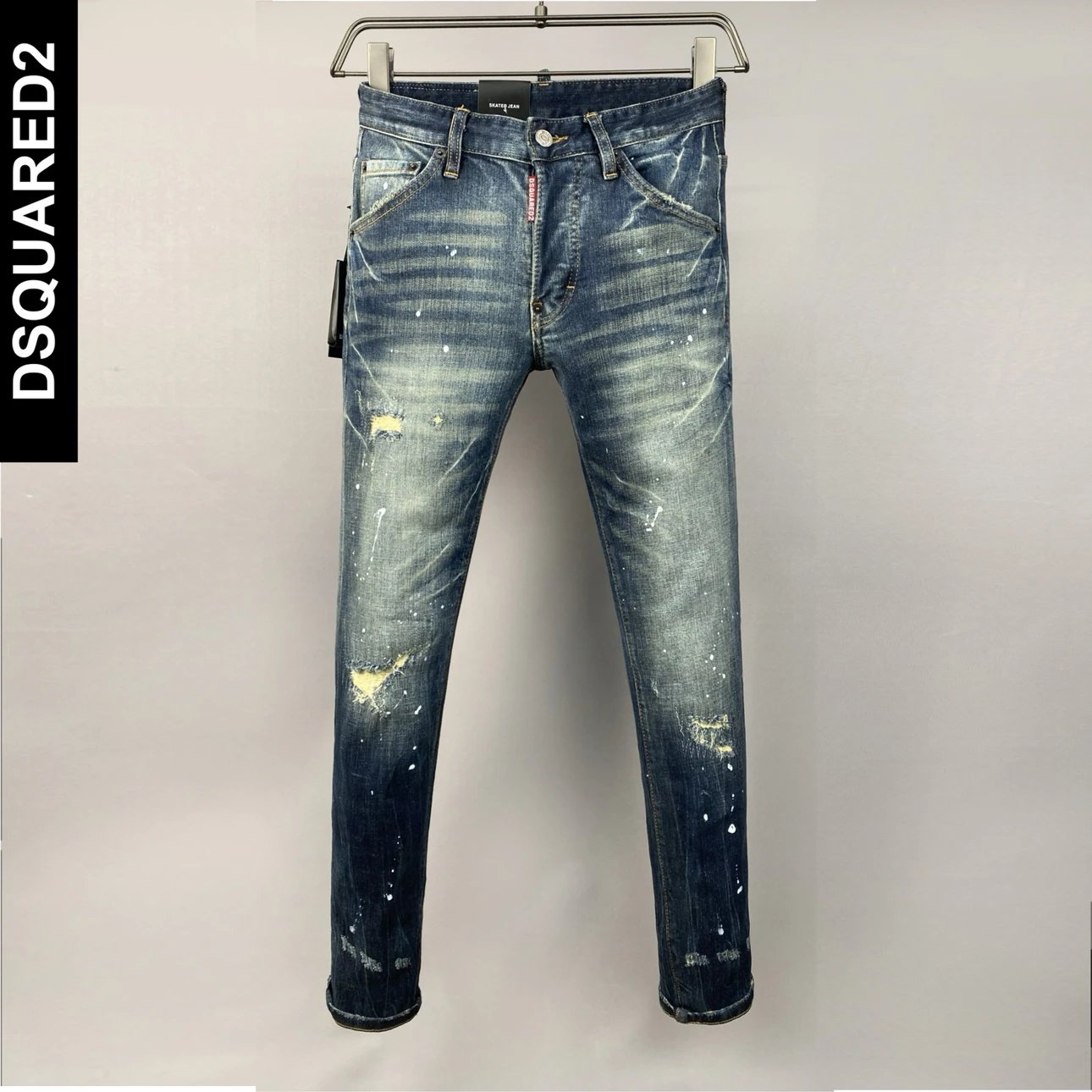 DSQUARED2 Men's Slim Fit Ripped Jeans 2025 Fall/Winter New Arrival