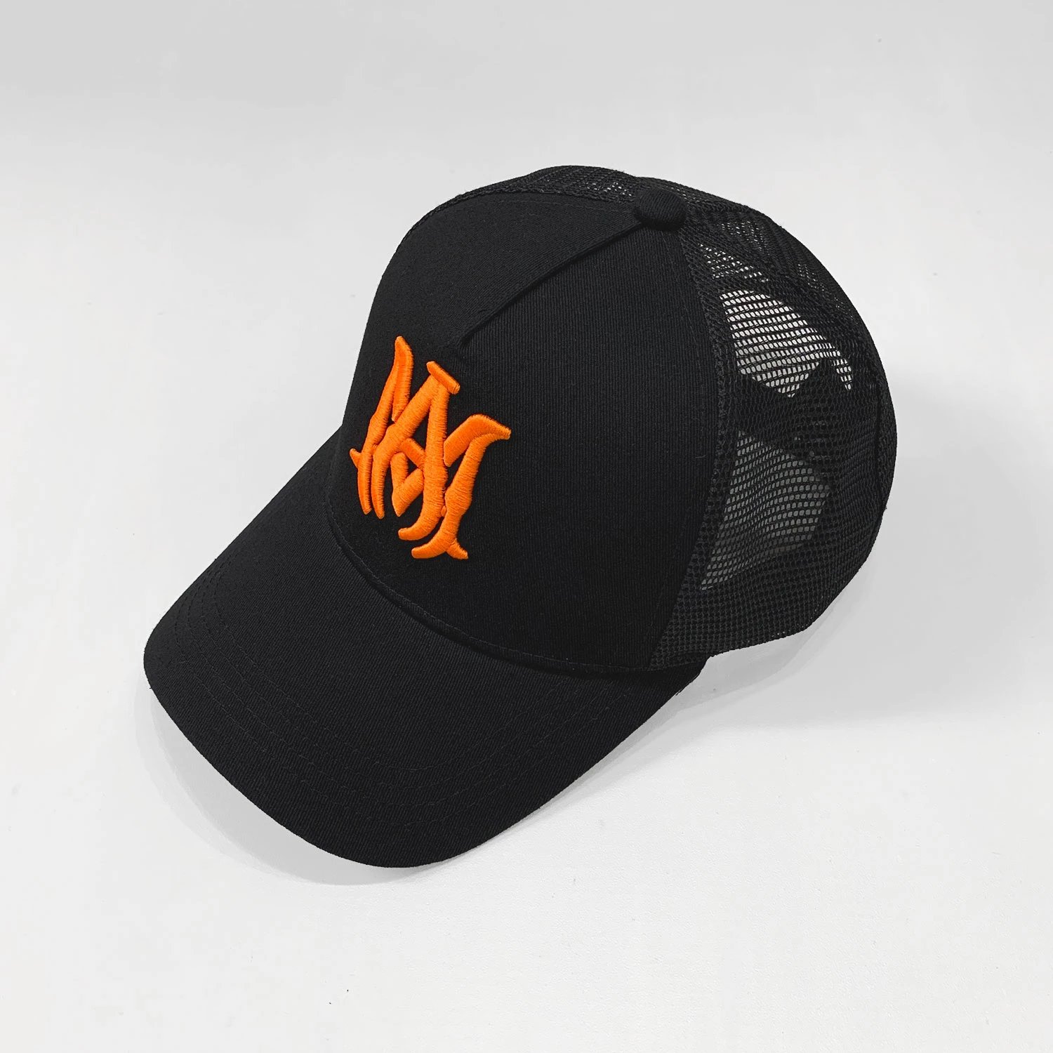 Black orange letters