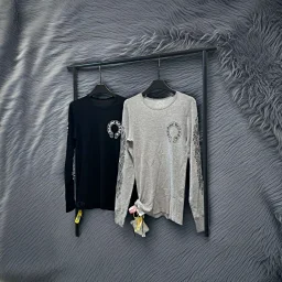 thumbnail for Gengar Autonomous CH 40 Blum Yarn Horseshoe Sword Print Waffle Long Sleeves