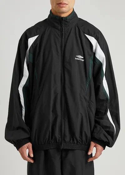 Balenciaga Colorblock Oversized Varsity Jacket