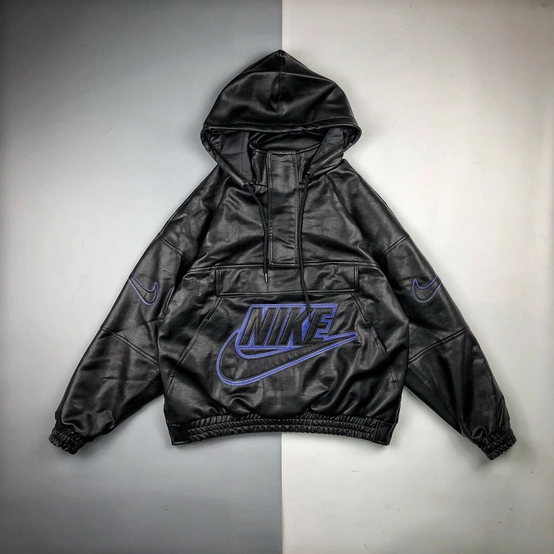 19FW Supreme & Nike Leather Anorak Co-Branded