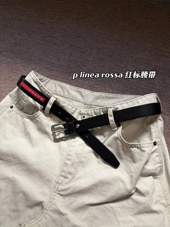 Xiaolan Studio Prada Linea Rossa Exclusive Red Label Belt