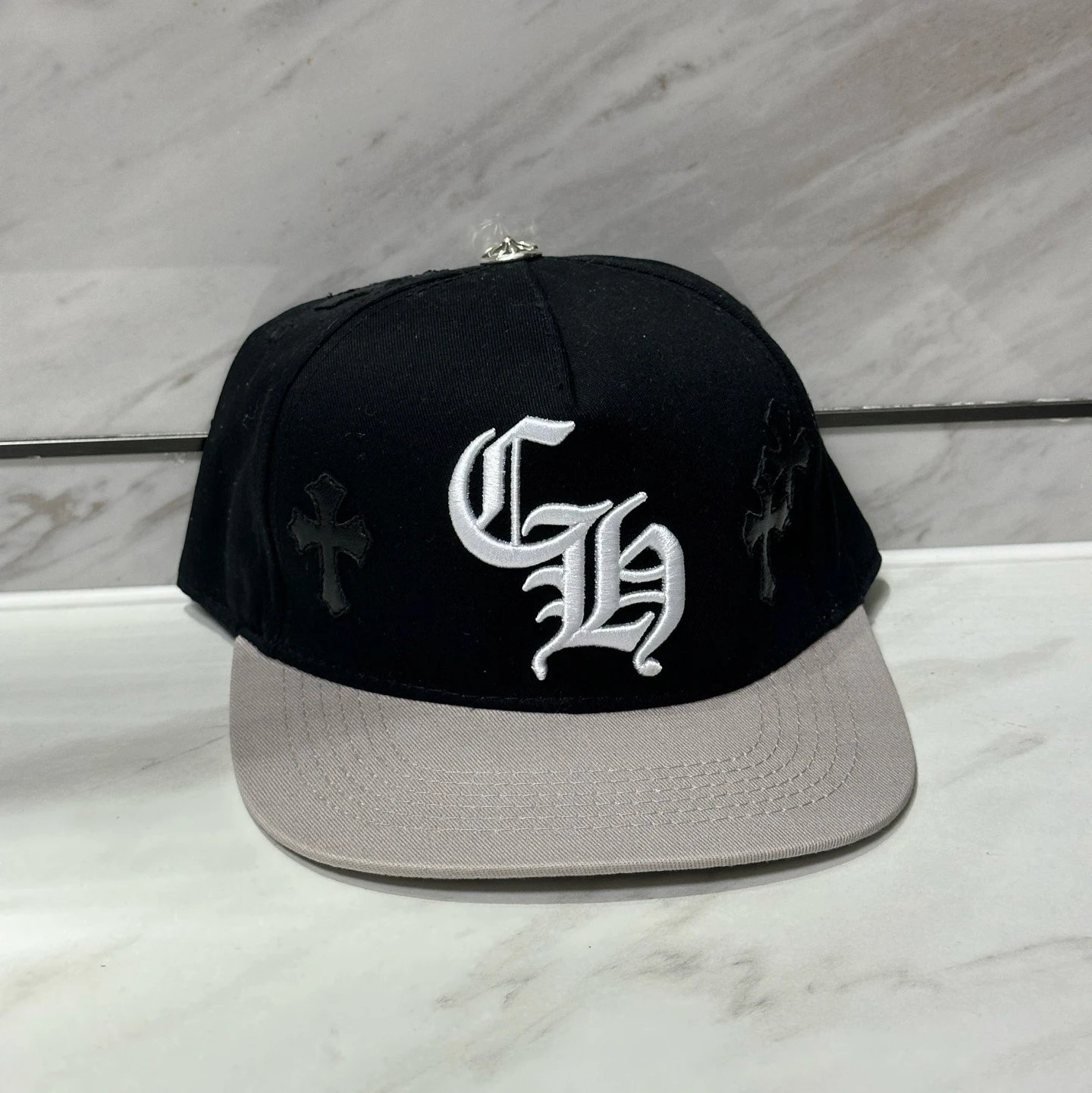 Black and gray cross double spelling