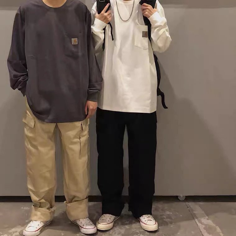 Carhartt Work In Progress Carhartt WIP Cargo Pants Army Green + Denim Jacket Black + Carhartt Belt Bag Brown Pants - 3