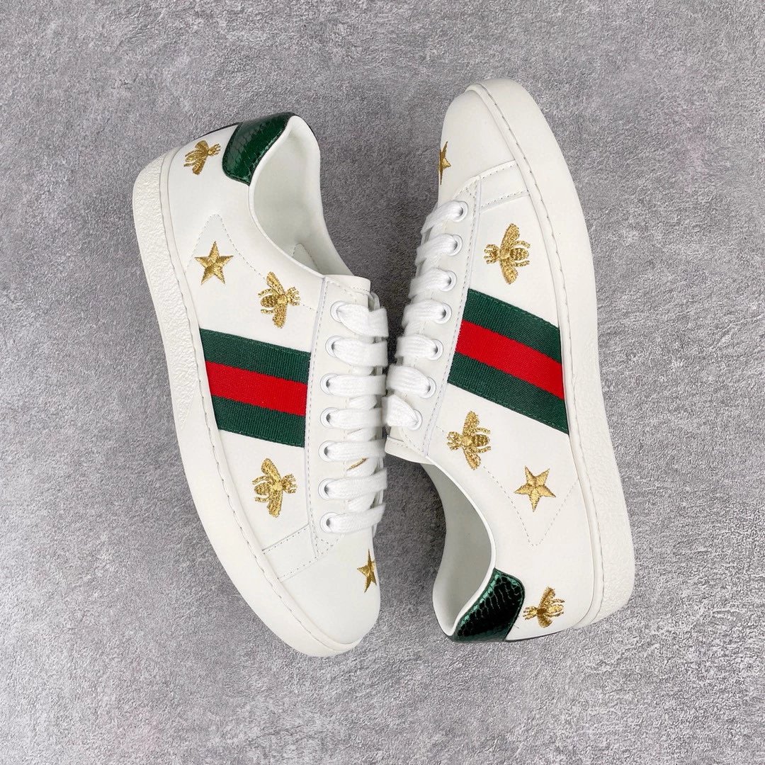 Gucci Ace Sneakers Multicolor Collaborations White Leather Sneakers - 32