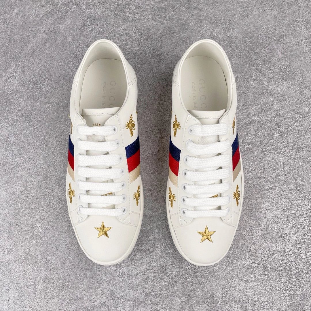Gucci Ace Sneakers Multicolor Collaborations White Leather Sneakers - 40