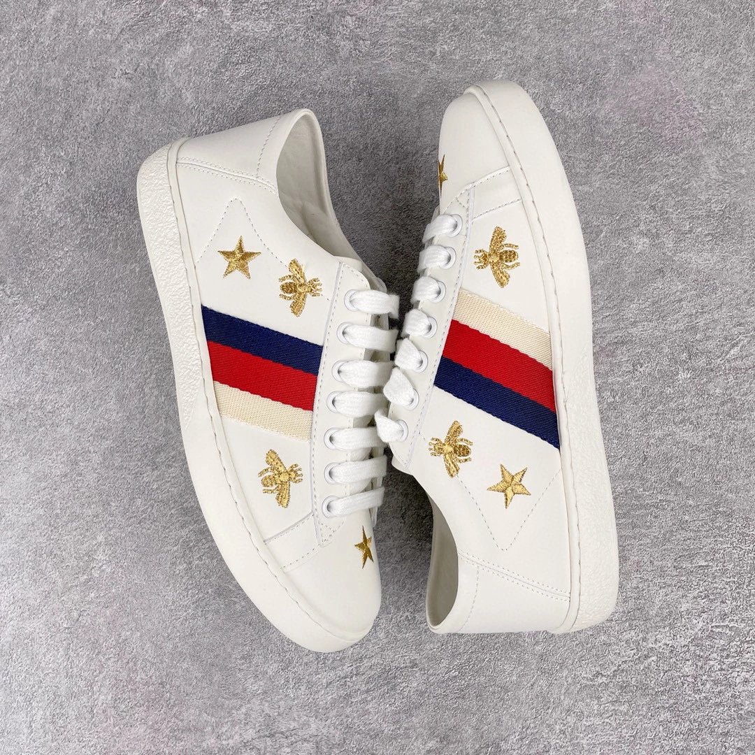 Gucci Ace Sneakers Multicolor Collaborations White Leather Sneakers - 41