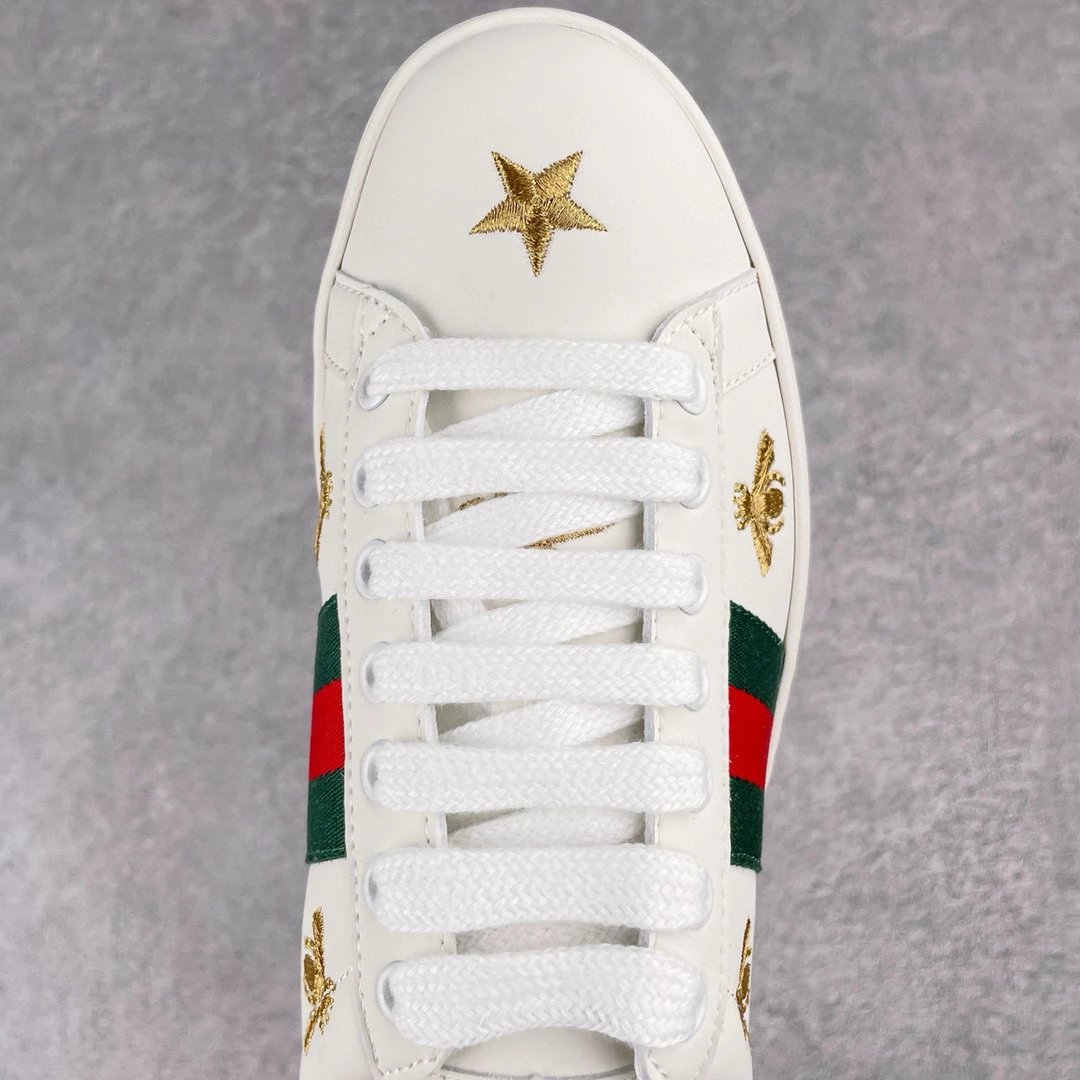 Gucci Ace Sneakers Multicolor Collaborations White Leather Sneakers - 33