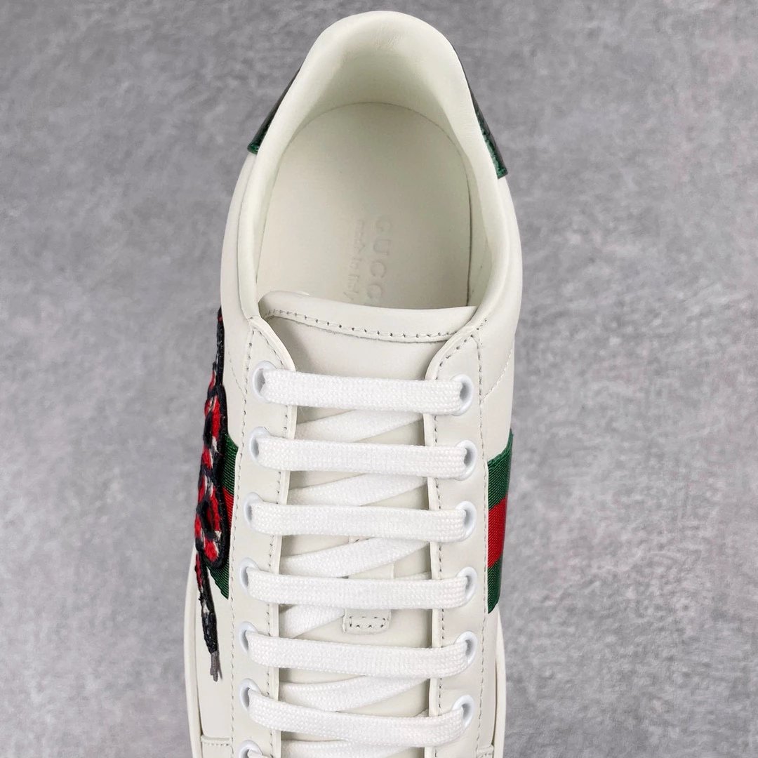 Gucci Ace Sneakers Multicolor Collaborations White Leather Sneakers - 52