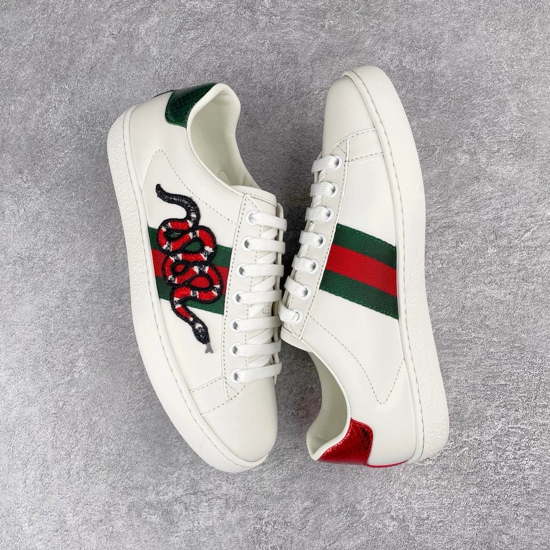 Gucci Ace Sneakers Multicolor Collaborations White Leather Sneakers - 50