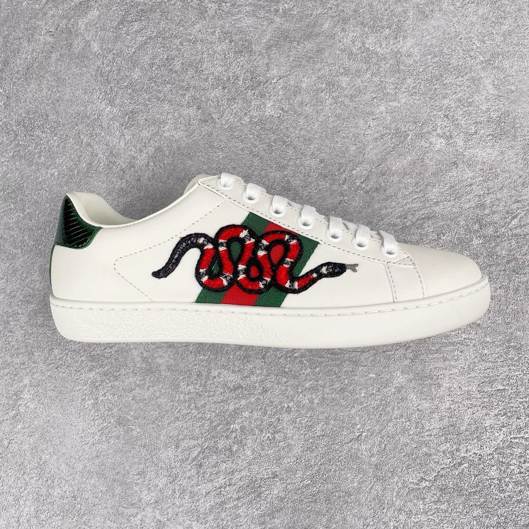 Gucci Ace Sneakers Multicolor Collaborations White Leather Sneakers - 48