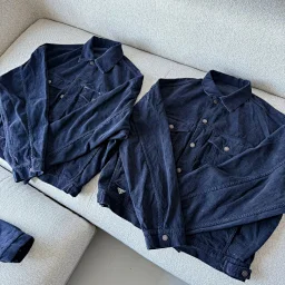 thumbnail for Cola出品 PRD风格成衣染色复古灯芯绒材质夹克外套