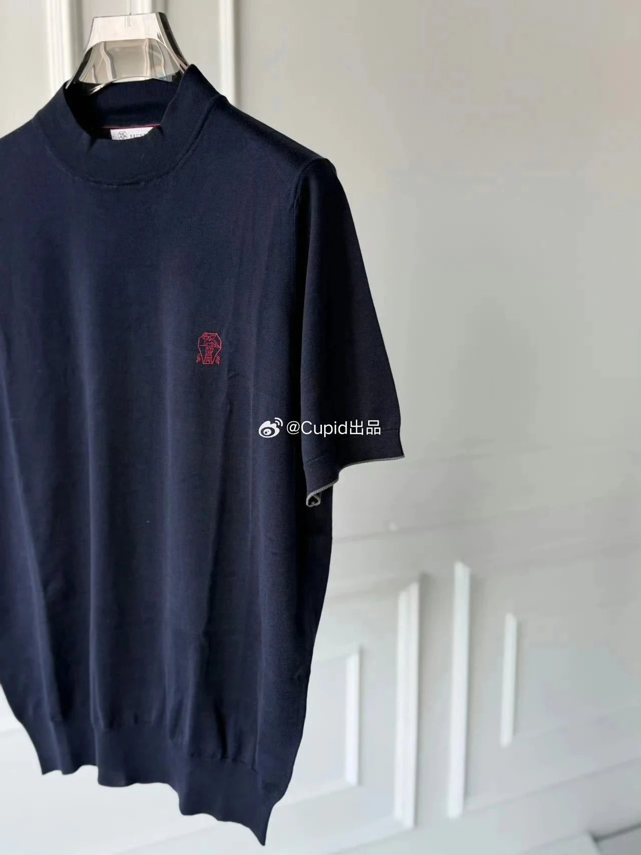 Cupid26ss BC Knit Short Sleeve / Soft Cashmere Feel / Red Label Fine Embroidery