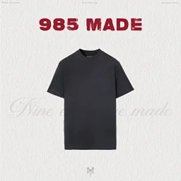 thumbnail for 985MADE LP100-count silk navy blue short sleeves Ultra-high count weaving liquid ammonia process treatment The ultimate smooth effect is a standing item in all seasons