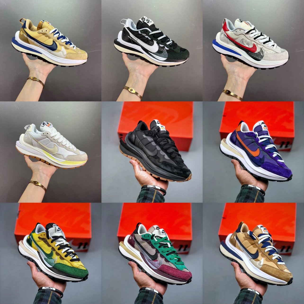 Sacai x Nike Vapor Waffle Tour Yellow