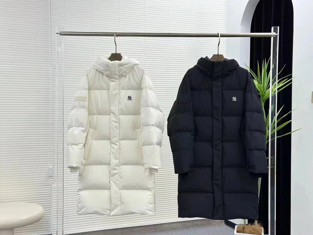 MLB Long Puffer Jacket Black