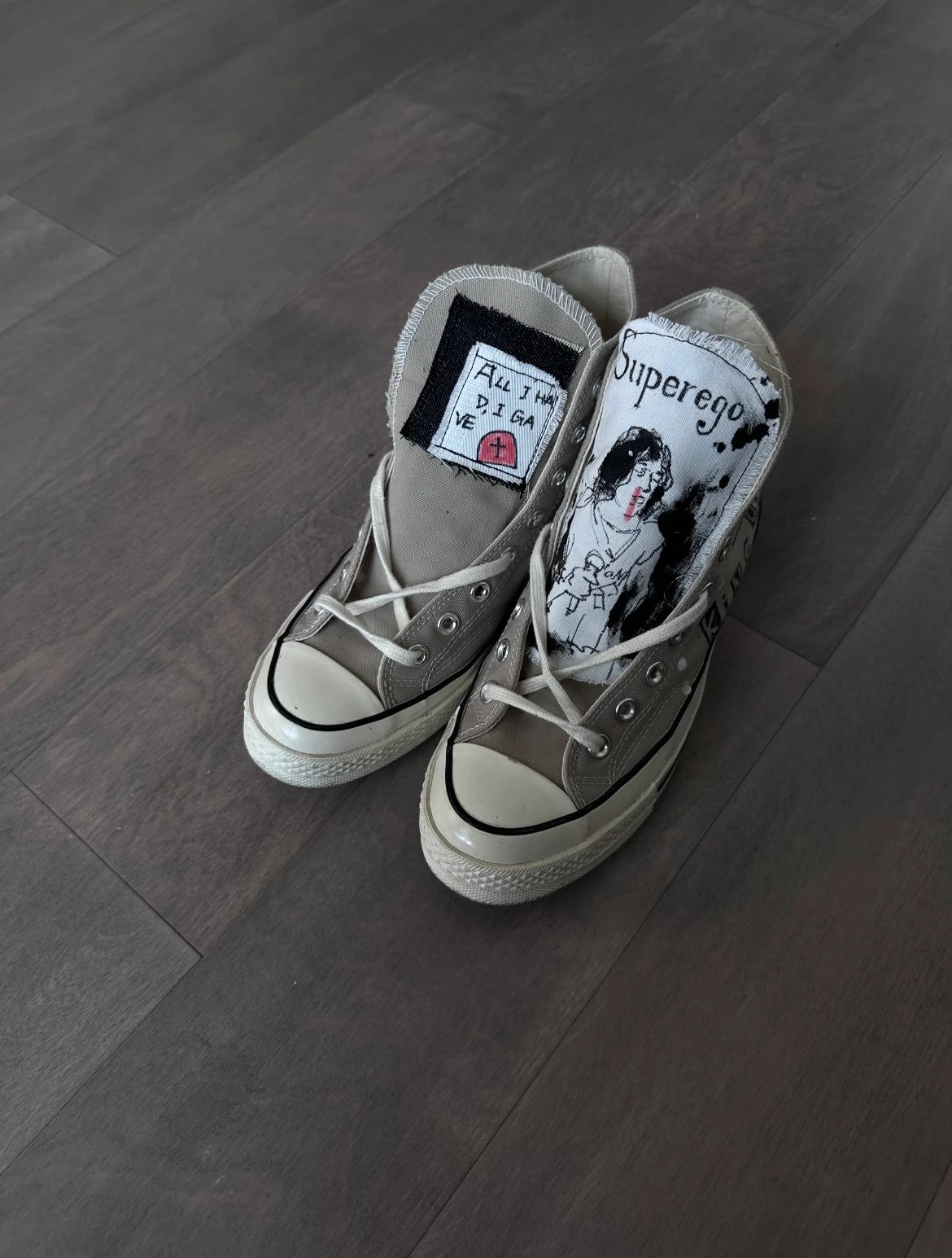[In stock] Converse 1970s Remake Cloth Hand drawn Erd Nasal Bleed Blue Base Double Circumference Strip One Size Larger
