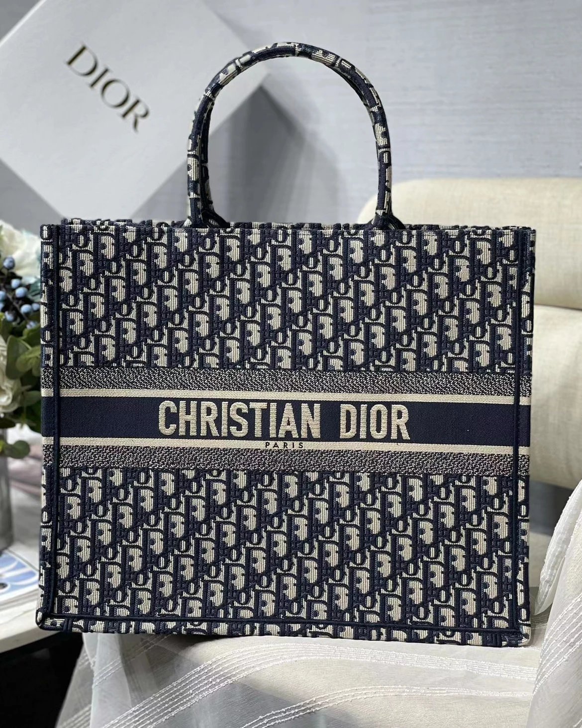 Christian Dior Book Tote Bag