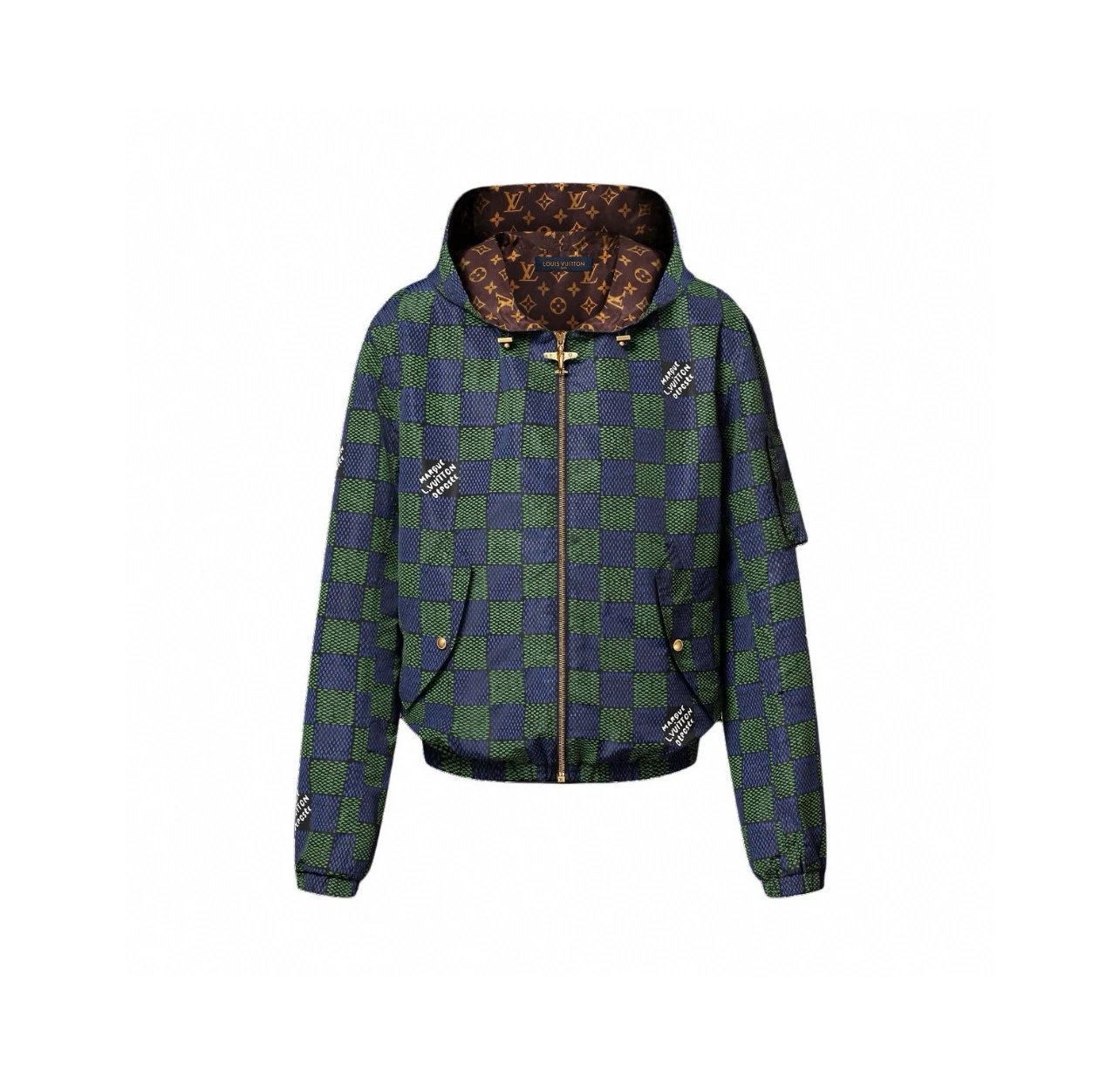 Celine 23FW latest sports jacket, double-sided jacket, submachine jacket, special technology blended fabric for outerwear, spliced mother tape, customized high-quality silk cotton thread