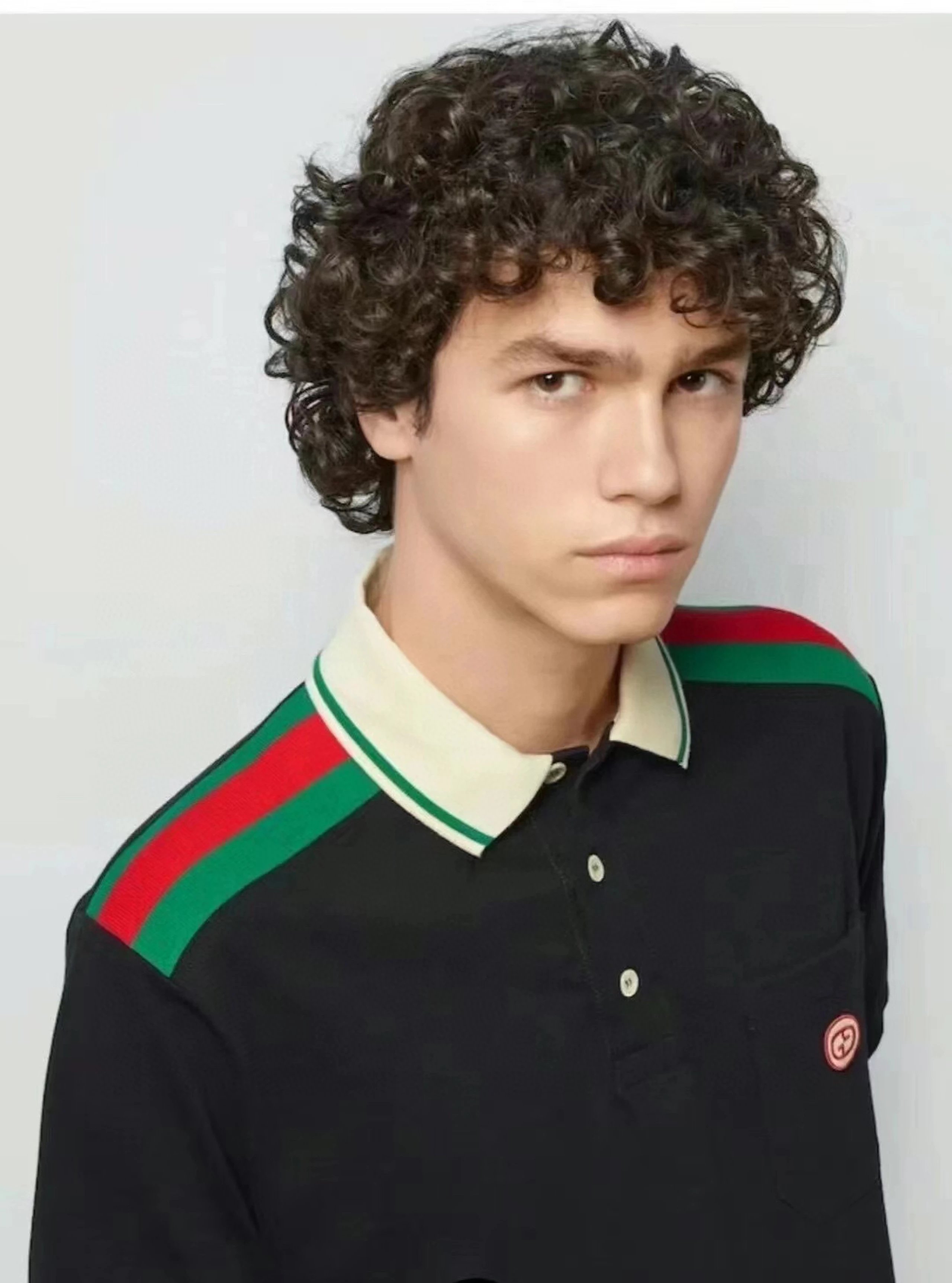 Premium Version, Distinct from Market - Gucci Shoulder Web Interlocking GG Cotton Polo Shirt