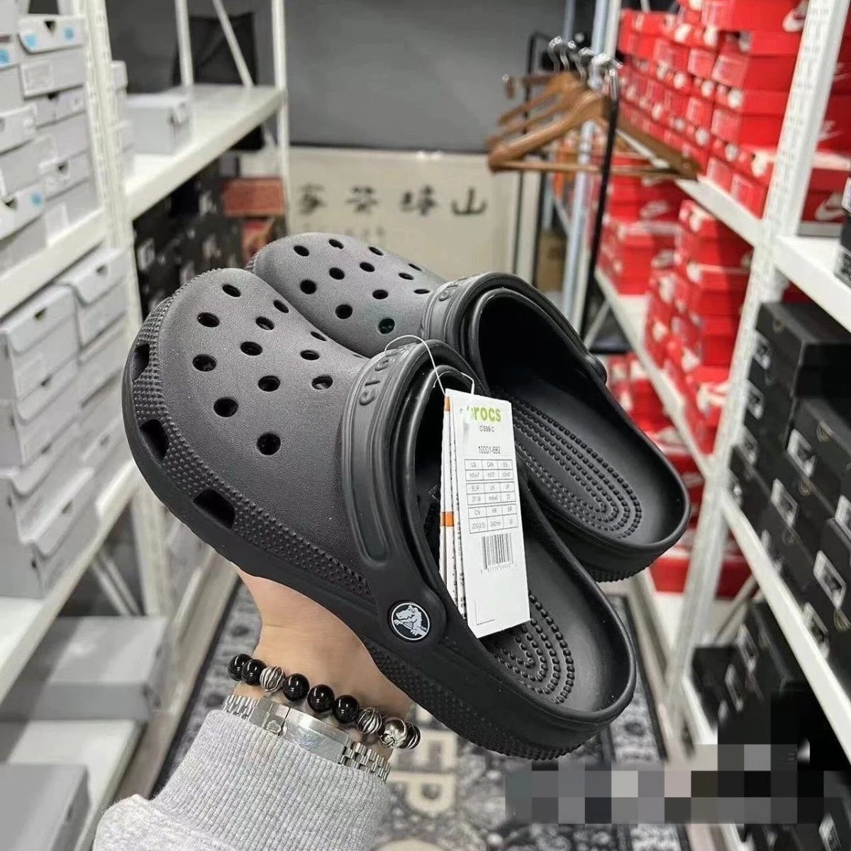 High version CRO hole shoes, slippers, star classic, anti slip, breathable, men's and women's couple's sandals, outdoor commuting hole shoes