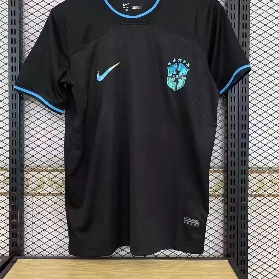Nike x Brazil 2024/25 Third Jersey Black Light Blue